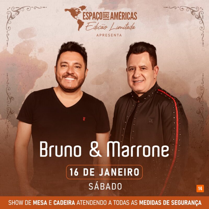 Bruno e Marrone voltam aos palcos no Espaço das Américas - Cultura e