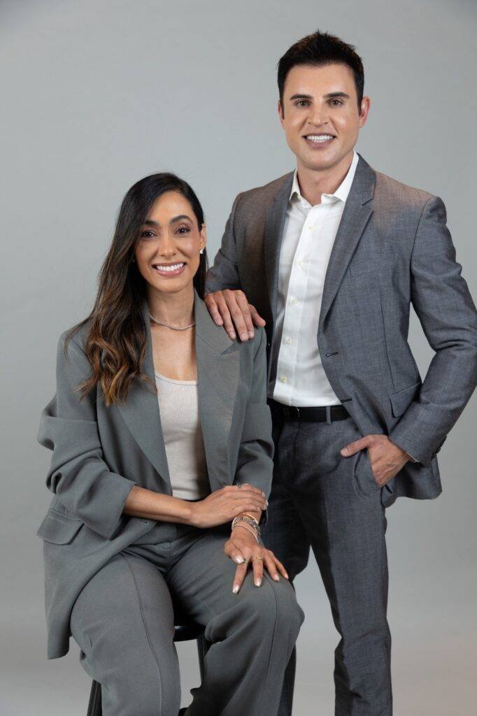Daniel Coimbra e  Larissa Oliveira